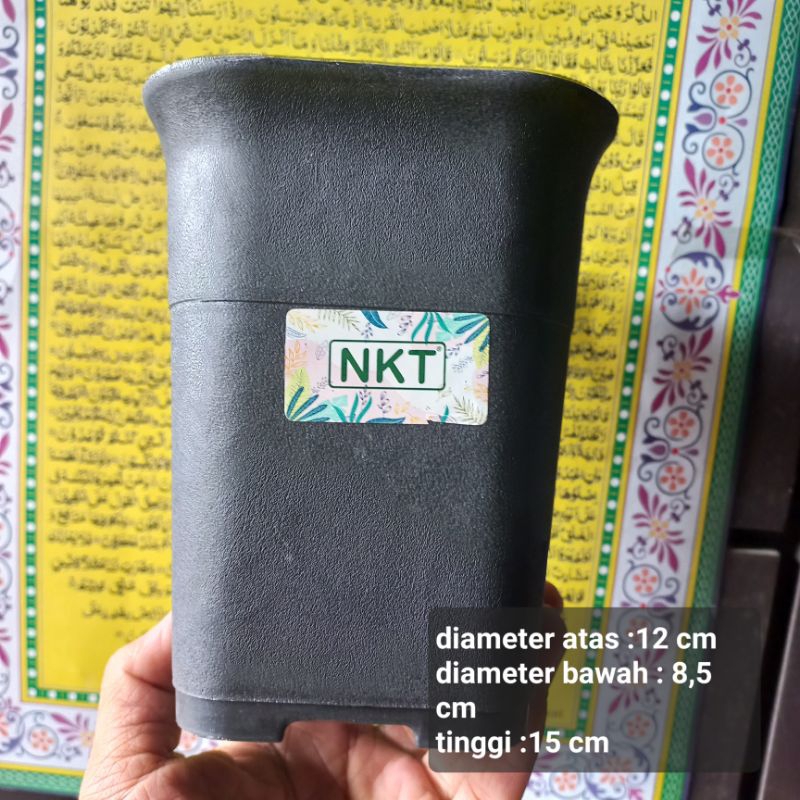 POT NKT KOTAK 12 HITAM