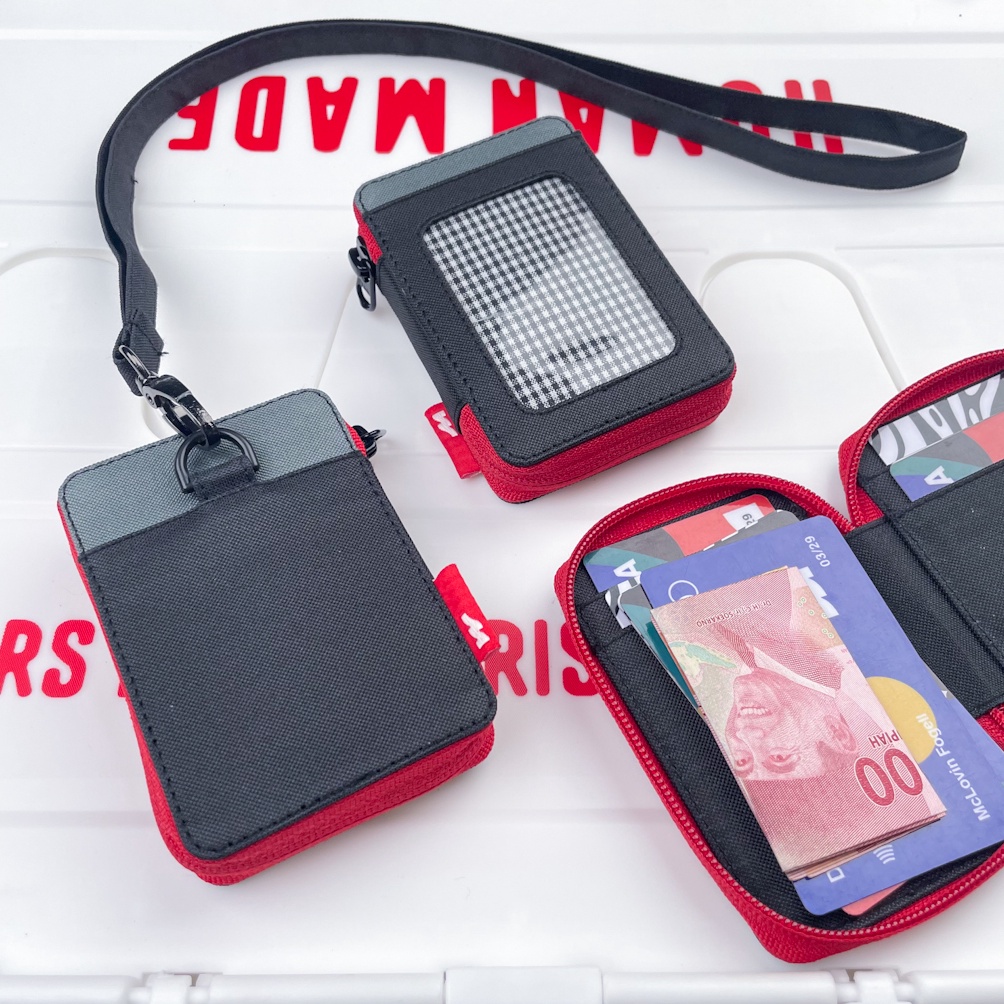 

Dompet Kartu Kalung ID Card Holder Wanita Hanging Wallet Gantung Name Tag Tali Lanyard Pria KODE J1B2