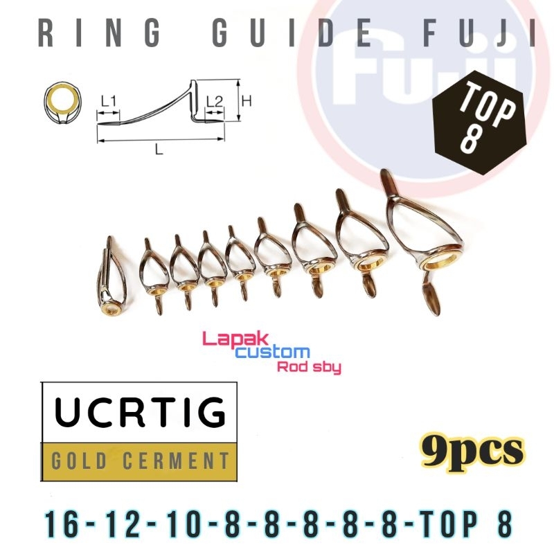 UCRTIG Ring guide fuji lowrider TOP 8