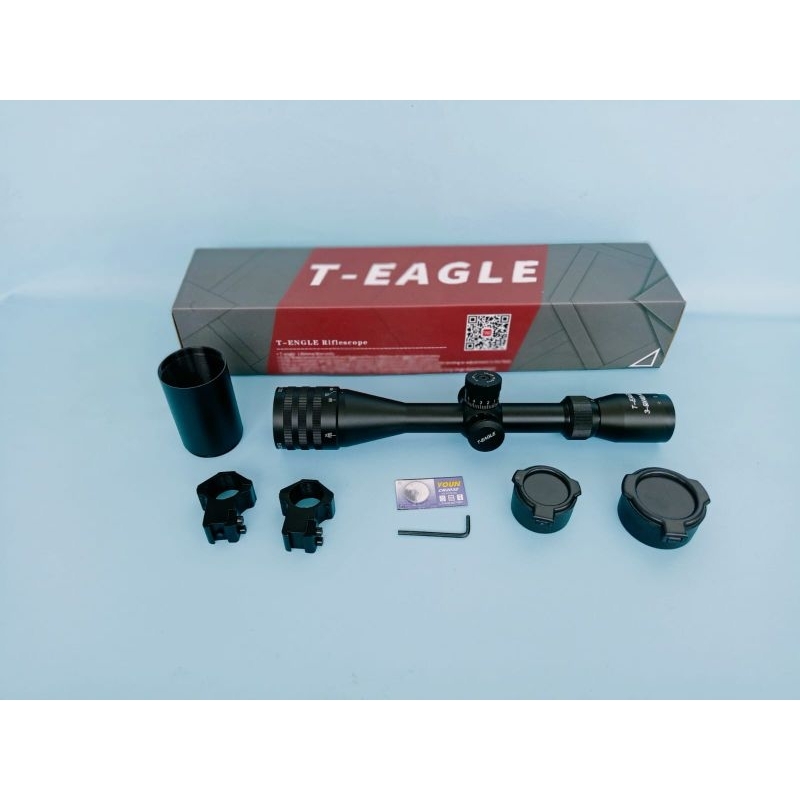 Teleskop T-Eagle 3-9x40 AOEG KN Original Paralak Depan
