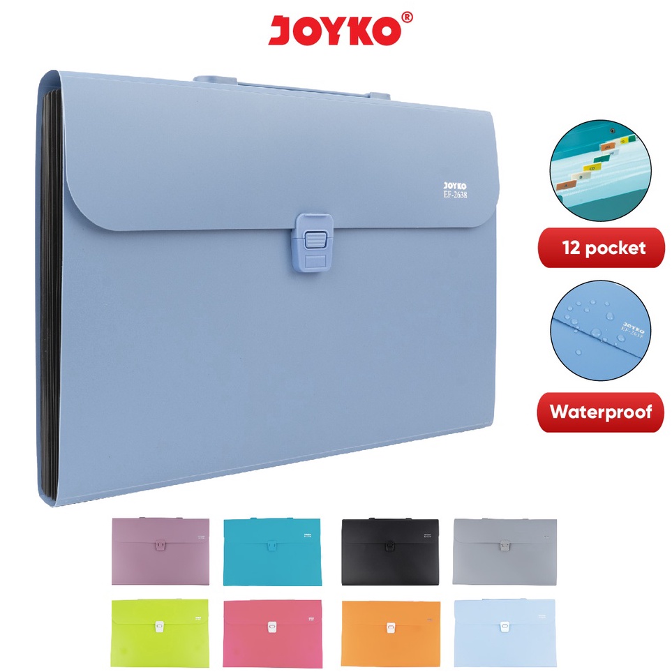 

Expanding File Map Harmonika Joyko EF2638 Folio 13 Pocket KODE R4E8