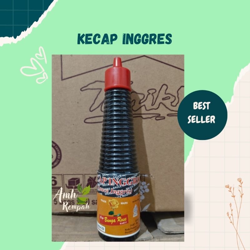 

Kecap Inggris Asli Halal kemasan botol