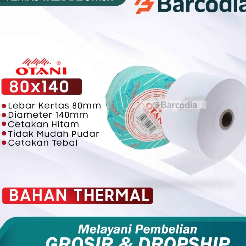 

Wah Kertas Struk Thermal Otani 8 x 14 mm 8x14 ATM Tiket Parkir