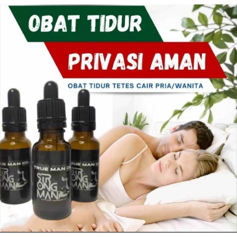 Obat Tidur TRUEMAN 100℅ ampuh 3tetes langsung Tidur Lelap  obat tidur cair tetes