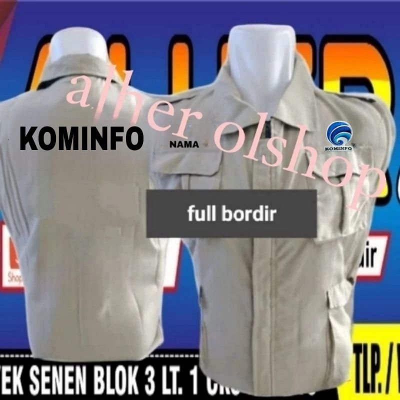 Rompi Kominfo Rompi kerja Kominfo Rompi diskominfo rompi kerja diskominfo rompi KOMINFO rompi kerja 