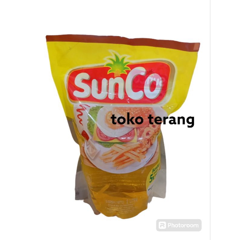 

Minyak Goreng SunCo refill 2 liter bening