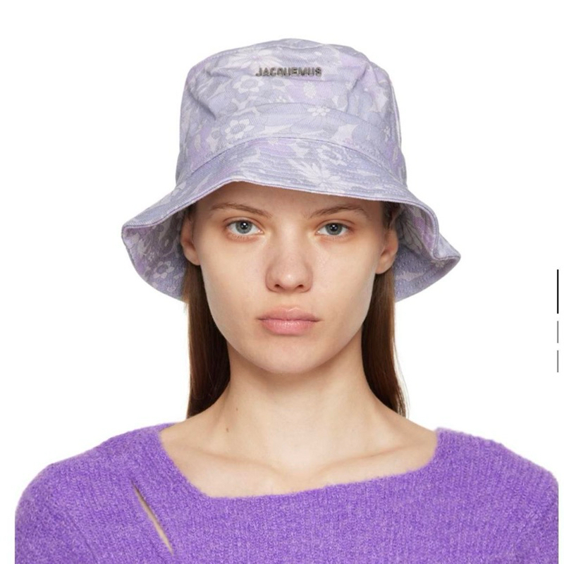 Original Jacquemus Le Bob Gadjo Print Bucket Hat