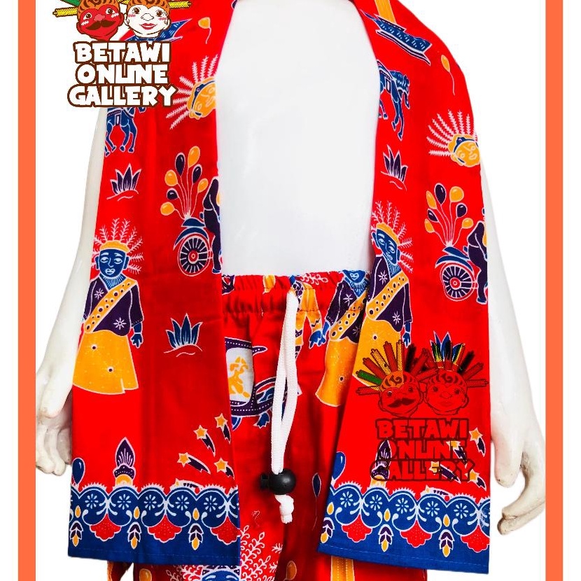 Beli Cukin Syal Betawi Anak Ondel Ondel  Cukin Selendang Betawi Anak