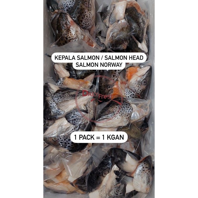 

SALMON HEAD NORWAY | KEPALA SALMON BELAH 1KG
