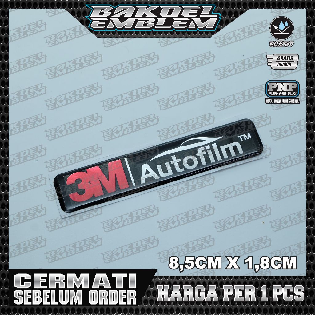 EMBLEM 3M AUTOFILM, EMBLEM KACA FILM 3M AUTOFILM