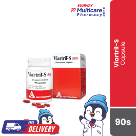 【ready】Jamin ORI Viartril S 500 Glucosamine Sulphate asli malaysia