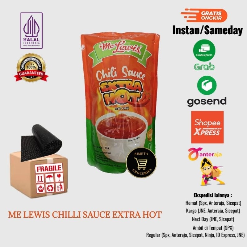 

MC Lewis Chili Sauce Extra Hot 1 Kg