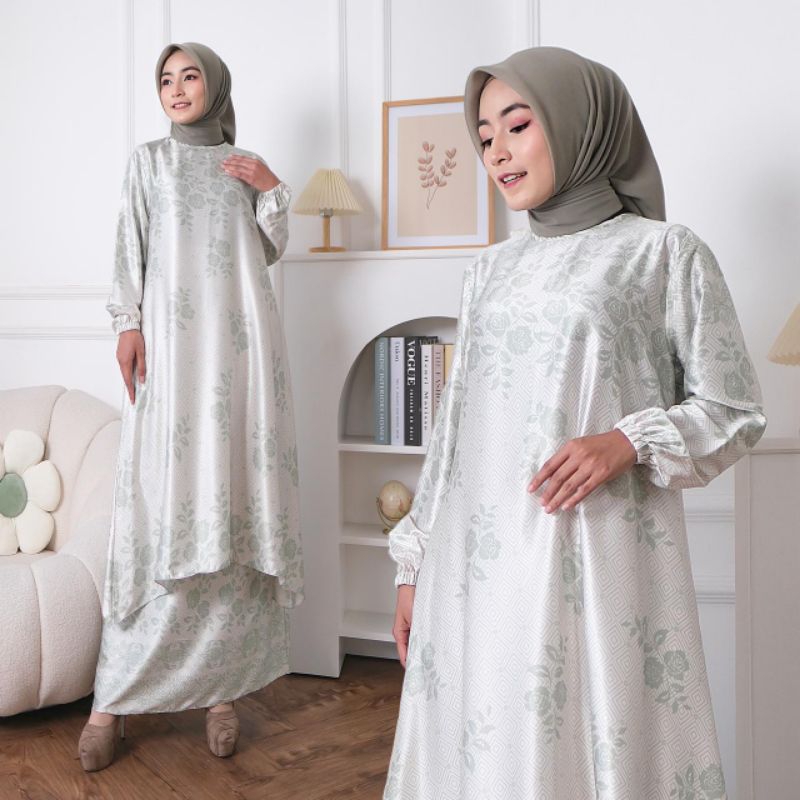 Set Kurung Melayu Bahan Armani Silk // Baju Kurung Malaysia