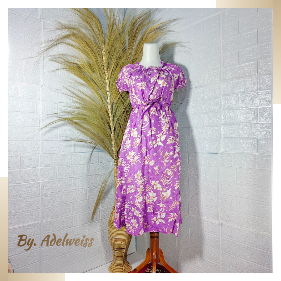 DASTER ELSA 2024 VIRAL DRESS ANDIEN SERUT DASTER BALI SERUT DADA POLOS - By.Adelweiss