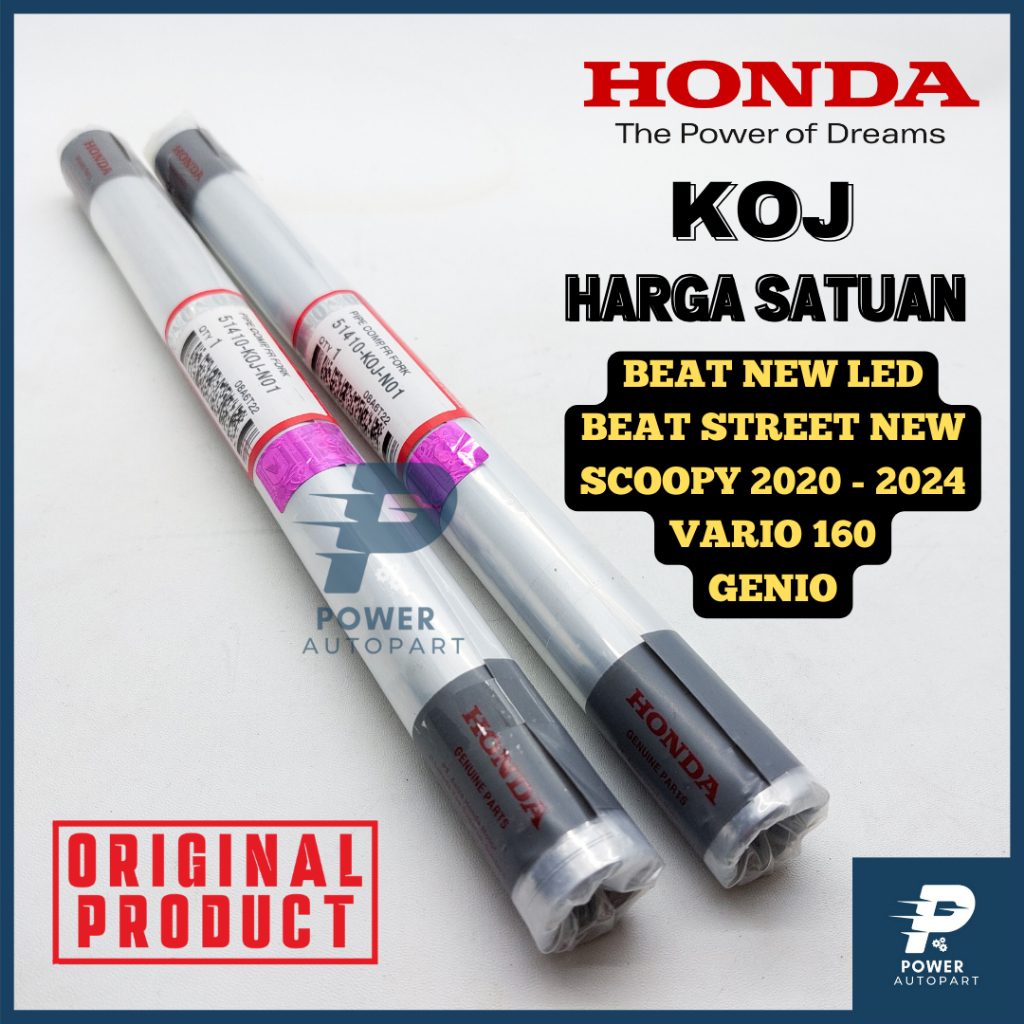 SHOKCBREAKER ORIGINAL KOJ AS SHOCK GENIO BEAT DELEXU BEAT NEW LED BEAT STREET NEW SCOOPY NEW VARIO 1