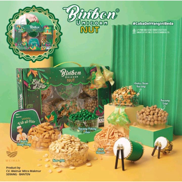 

TERBUKTI hampers lebaran nuts isi 6 toples mix kacang
