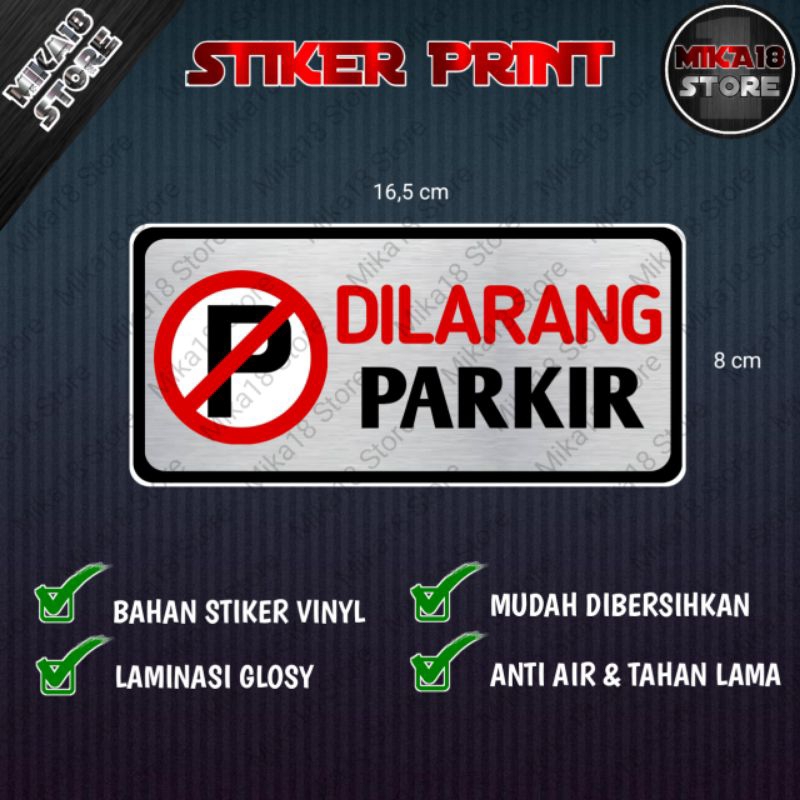 

STIKER PRINT DILARANG PARKIR
