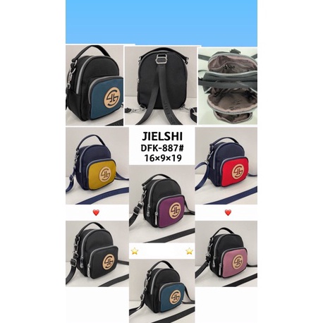 UNIK Tas 3Fungsi Jielshi 4warna import