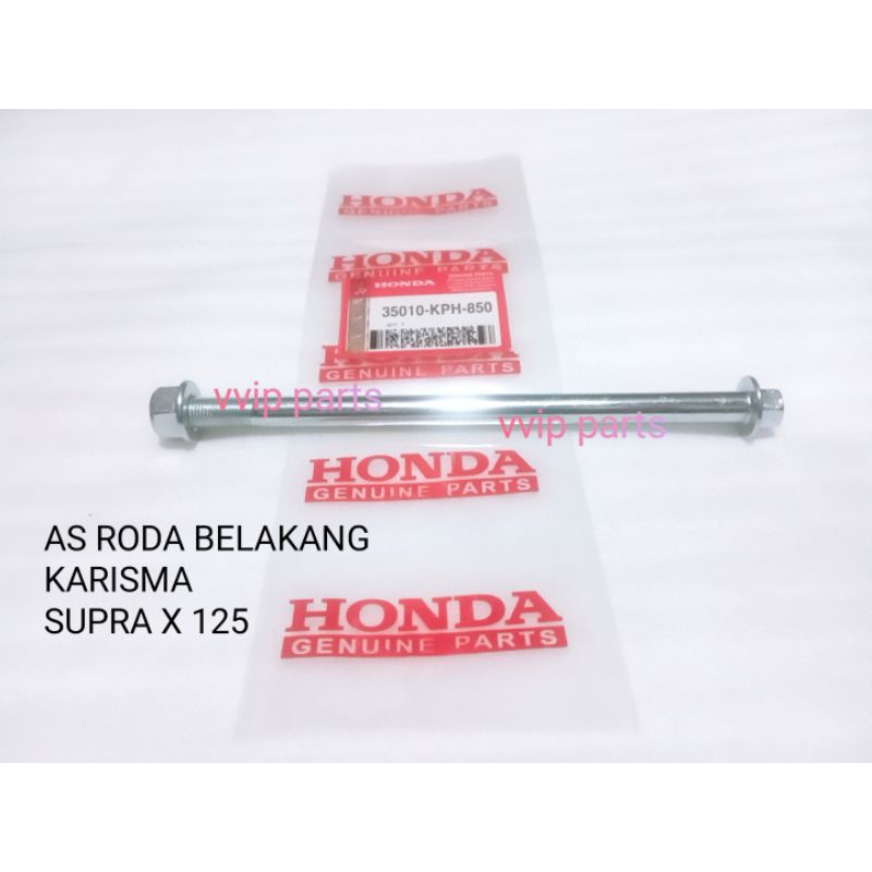 AS RODA BELAKANG HONDA KARISMA SUPRA X 125 BEST PRODUK KUALITAS ORIGINAL