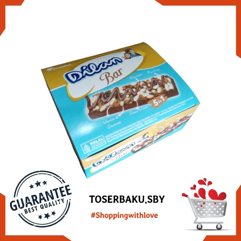 

Dilan Bar 5 in 1 / 1 box isi 12 pcs / Snack Bar / Dilan / Chocolate Bar