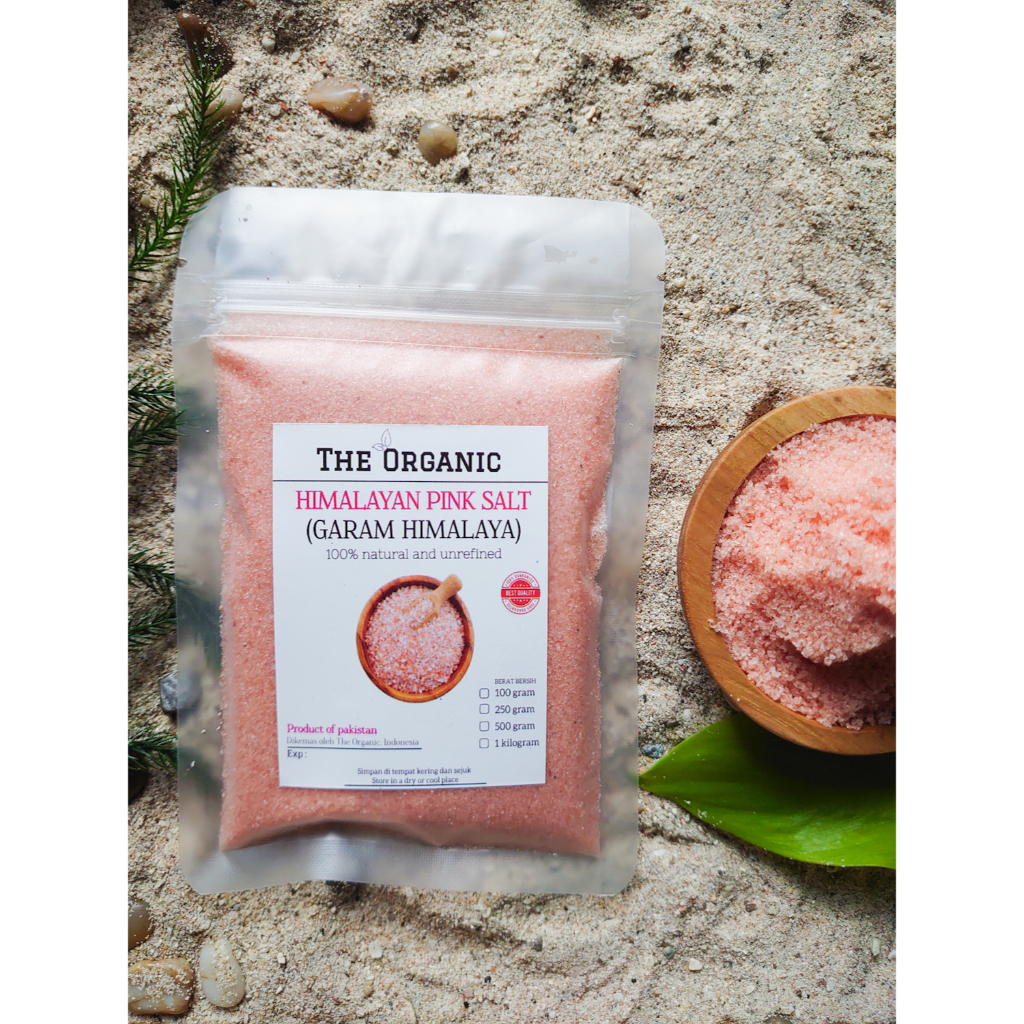

100/250gr Garam Himalaya / Himalayan Pink Salt The Organic premium natural superfood