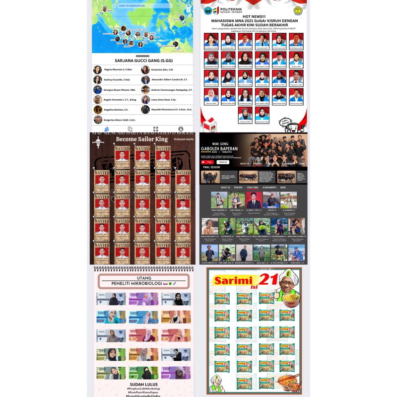 Double Xbanner Sempro/Sidang/Wisuda