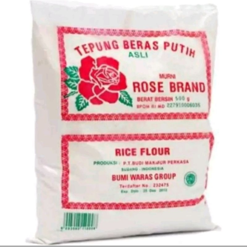 

Tepung Beras Rose Brand Kemasan 500 gr