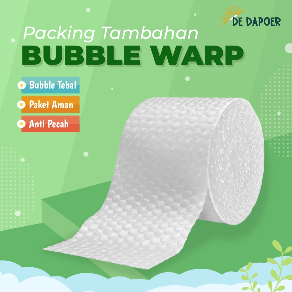 

Bubble Wrap Tambahan Packing Safety Per 1 Pcs Barang