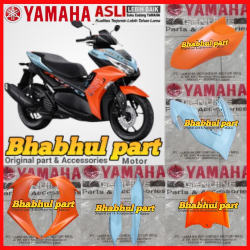 BODY BODY HALUS NEW AEROX CONNECTED 2024 ORIGINAL YAMAHA