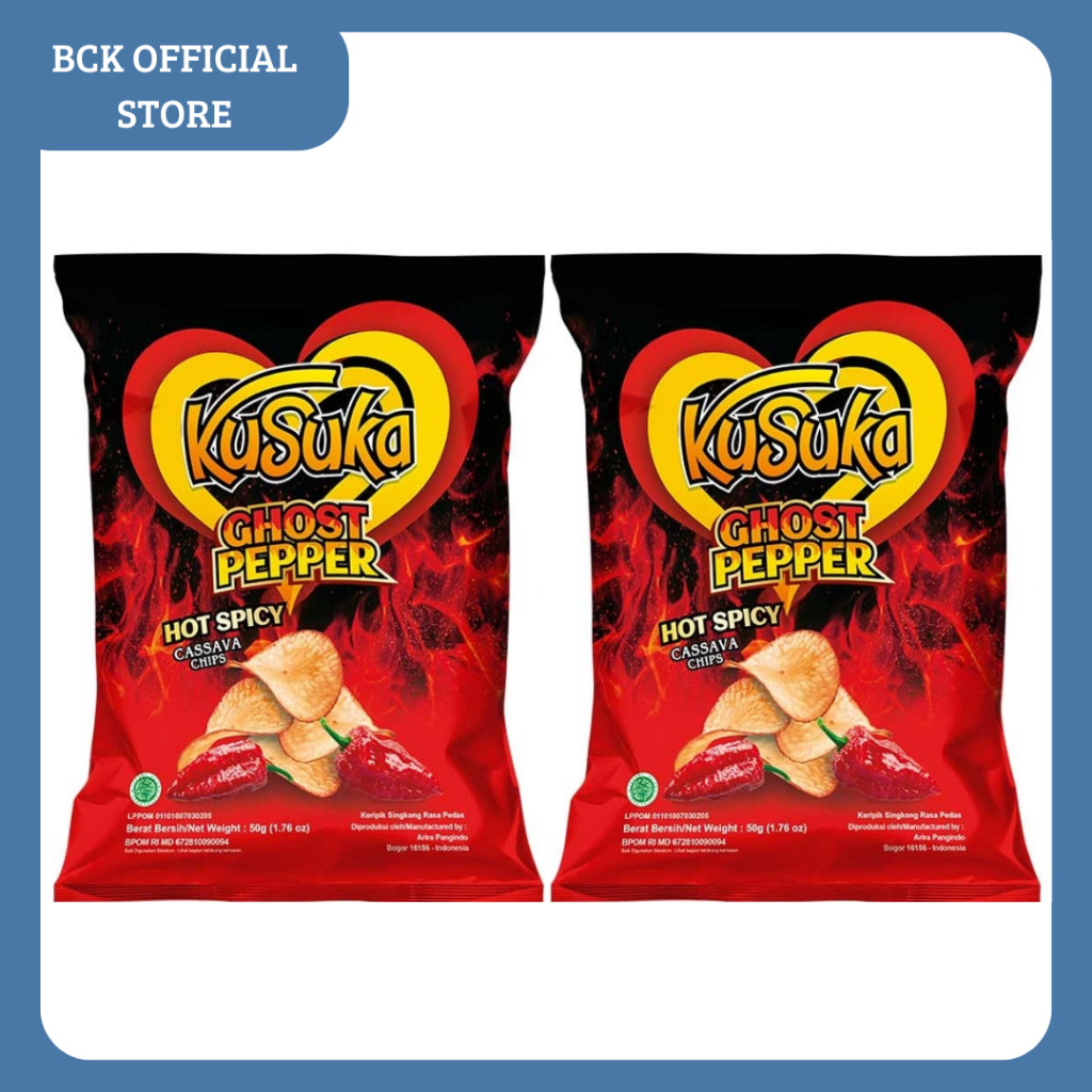 

Kusuka Keripik Singkong Ghost Pepper 50gr