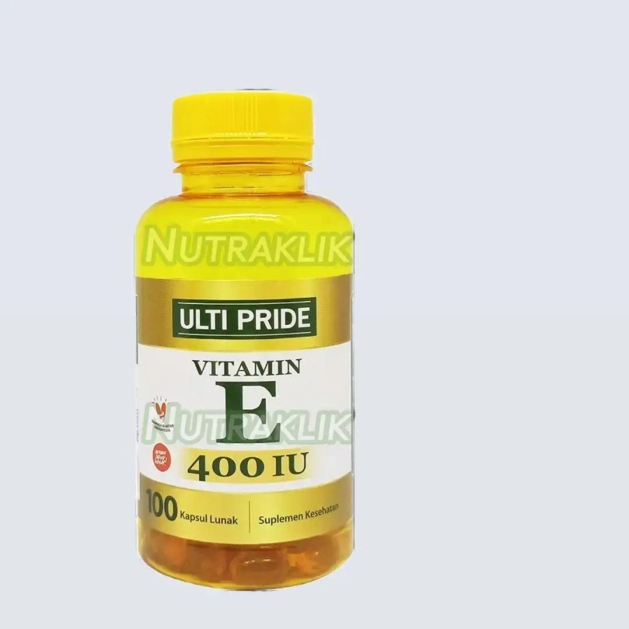[SIAP KIRIM] ULTI PRIDE VITAMIN E 400 IU 100 KAPSUL VITAMIN PROMIL VITAMIN KULIT