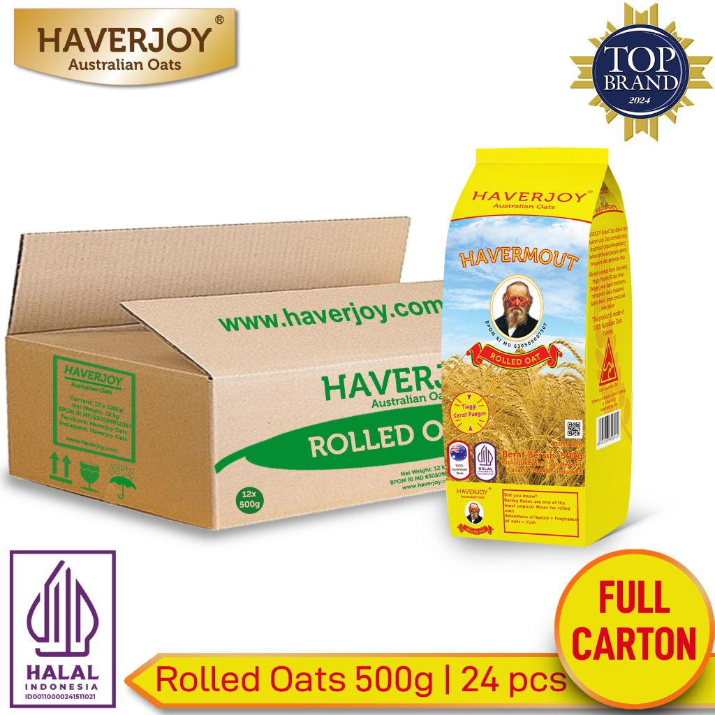 

Haverjoy Full Cartoon Rolled Oats 500g