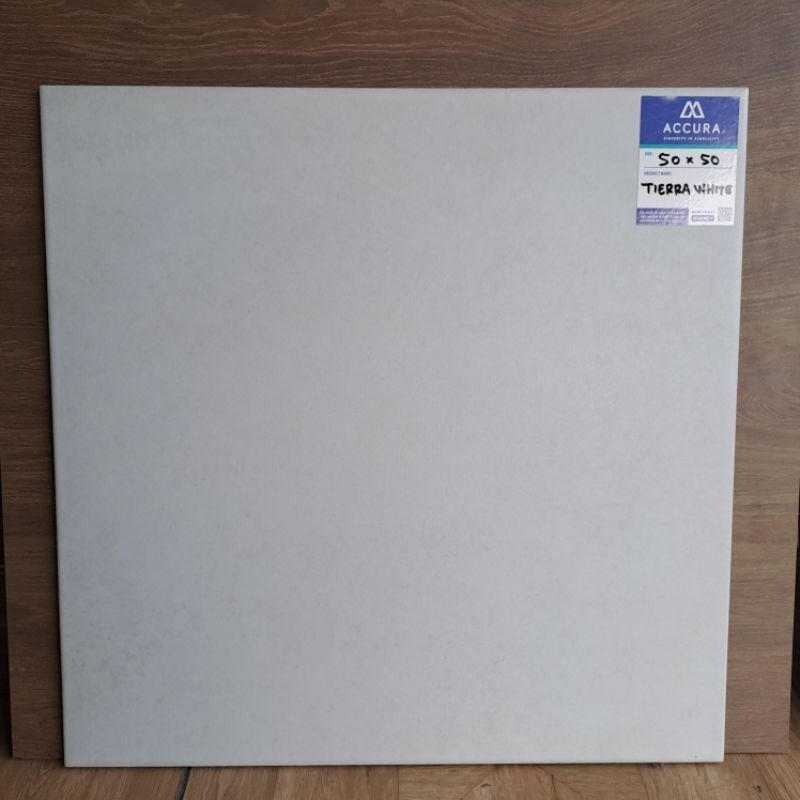 Keramik Putih Dop Industrial Mulia Accura 50x50 TIERRA WHITE
