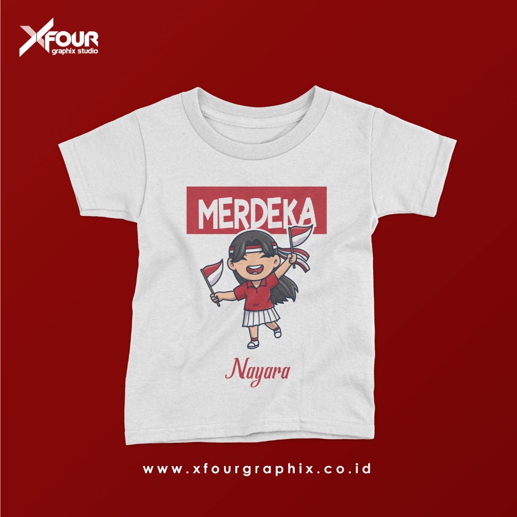 Kaos Merah Putih Kemerdekaan 17 Agustus Kids