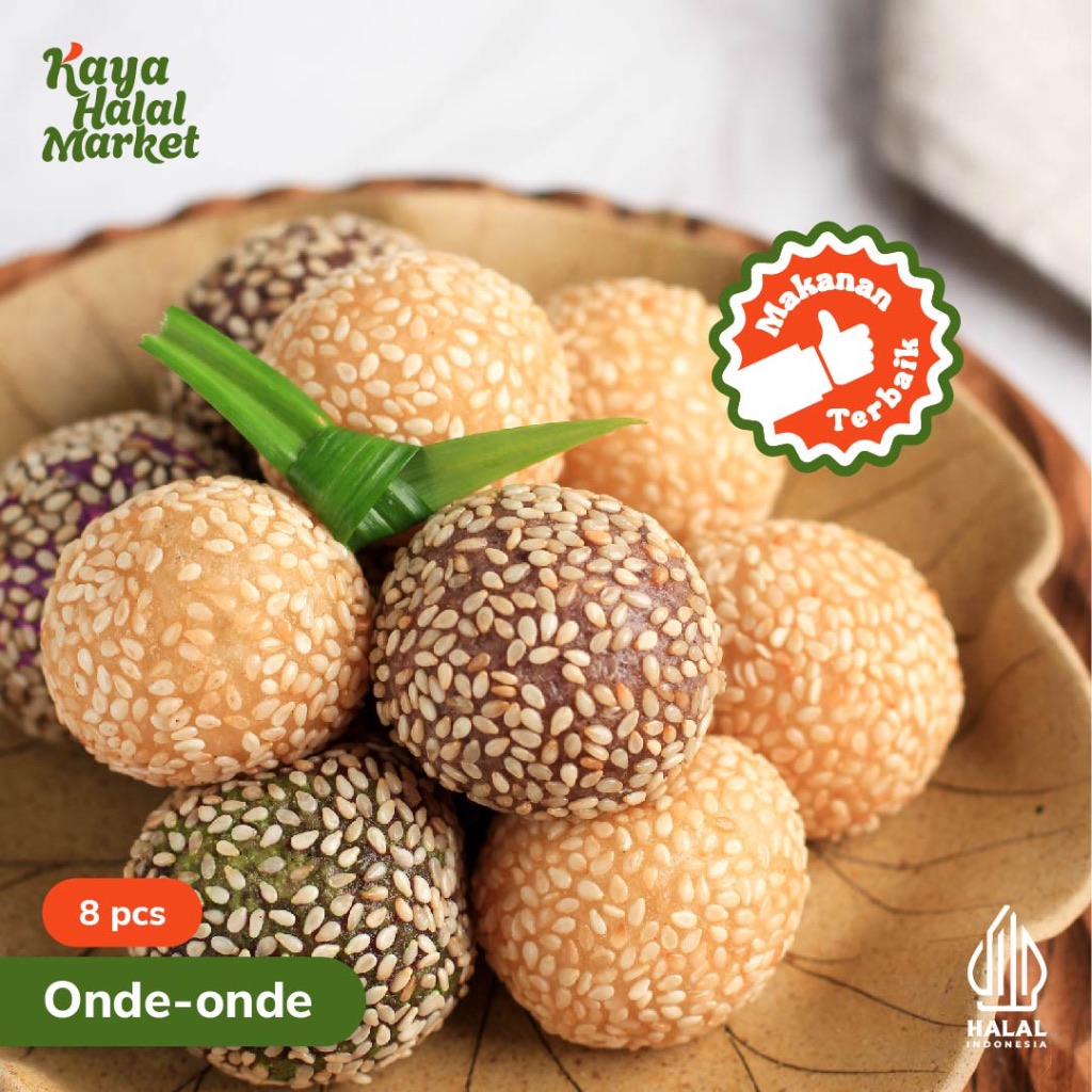 

Onde-onde Cemilan Khas Tradisional isi 8pcs Frozen Kaya Halal Market