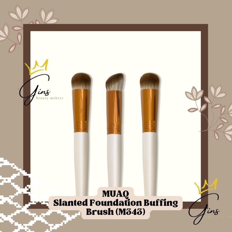 ✨ Gins ✨ MUAQ Slanted Foundation Buffing Brush (M343)