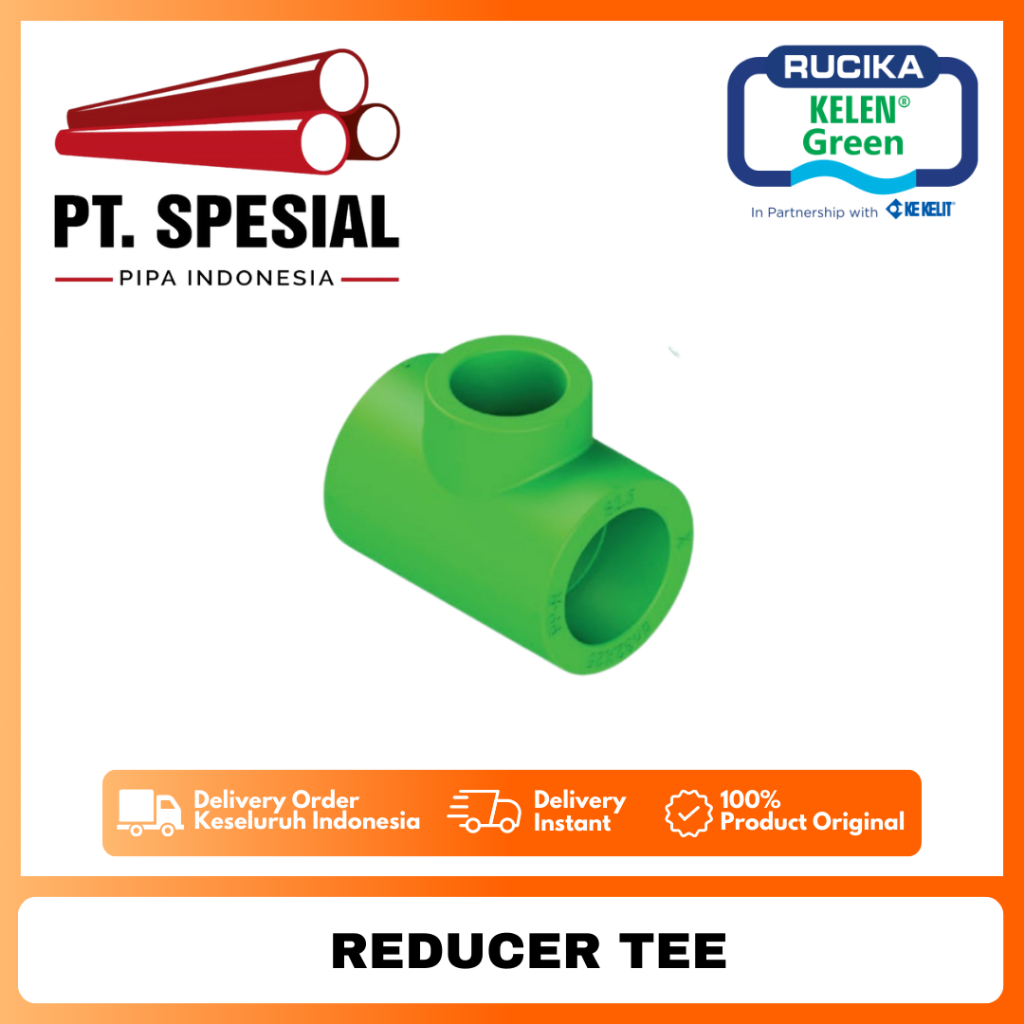Vlok Tee PPR Rucika / Reduced PPR Rucika / Reducer Tee PPR - 10