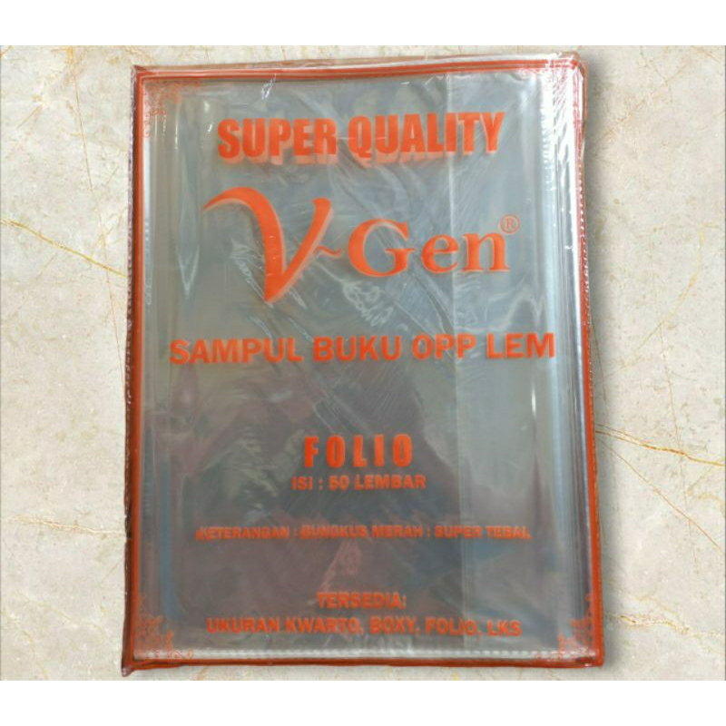

Sampul buku FOLIO V-GEN 1 pack 50 pcs