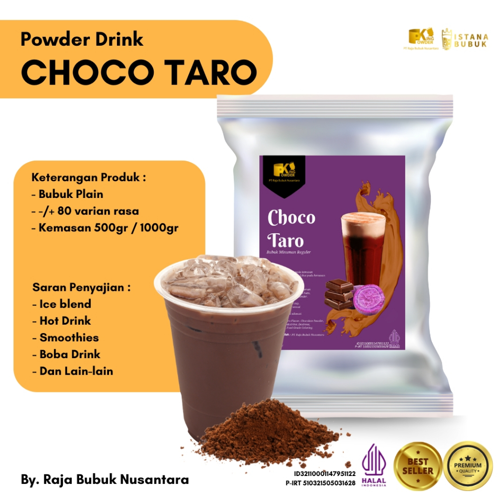 

Bubuk Minuman Choco Taro Bubuk Minuman Coklat Taro Bubuk Minuman Choco Taro