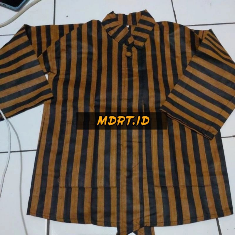 Baju Surjan lurik anak katun primis