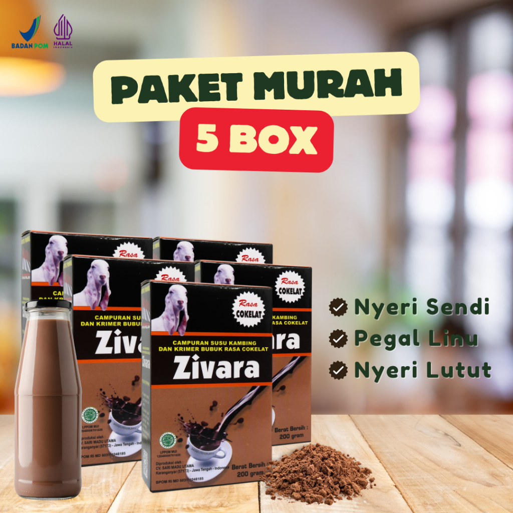 

Lebih Hemat! Susu Kambing Zivara Paket 5 Box