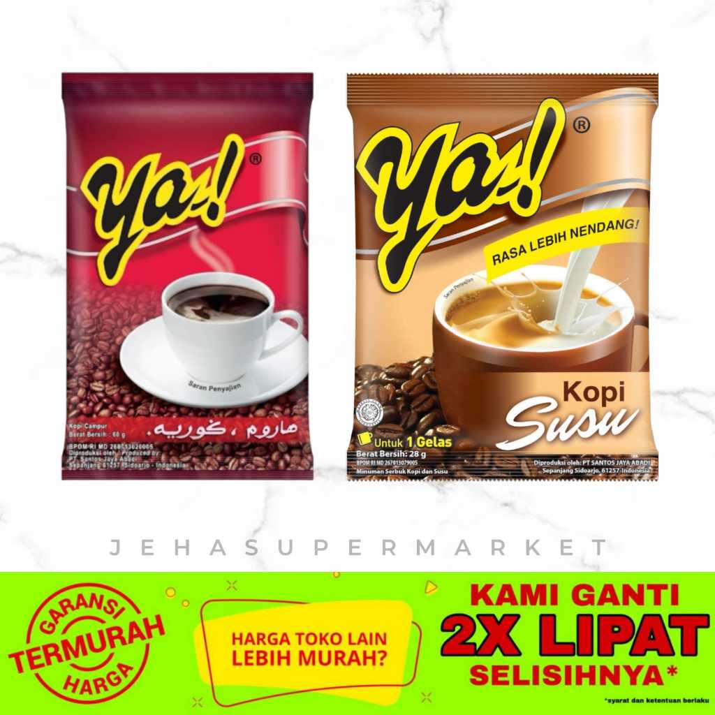 

⭐ KOPI INSTANT ⭐ Ya! Coffee - 1renteng isi 5pcs / 10pcs