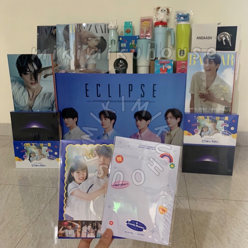 LOVELY RUNNER OST ALBUM ECLIPSE MINI ALBUM O.S.T LOVELY RUNNER SUNJAE ECLIPSE BYEON WOO SEOK KEYRING