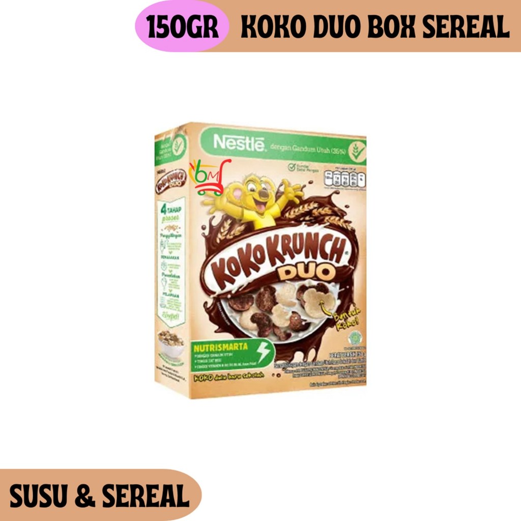 

Koko Krunch Duo Sereal Gandum dari Nestle dengan Rasa Coklat & Vanilla