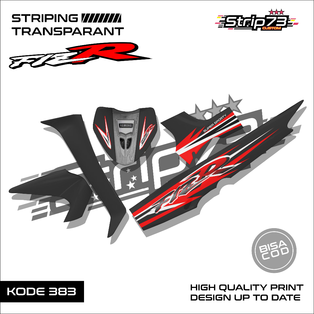 383 STRIPING TRANSPARAN FIZ R - STRIPING TRANSPARAN FIZ R PREMIUM GRAFIK