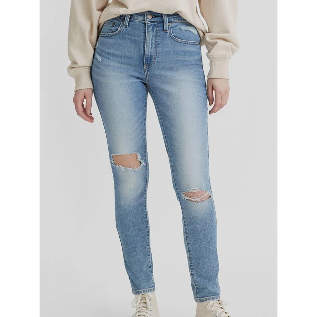 CELANA JEANS DENIM WOMENS 721 HIGH RISE SKINNY HIGH BEAMS