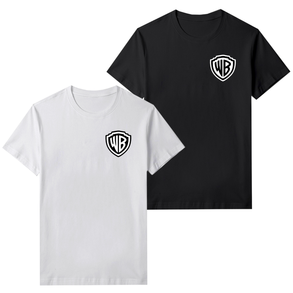 T Shirt Kaos Distro WB Pria & Wanita Lengan Pendek Cotton Combed 30s