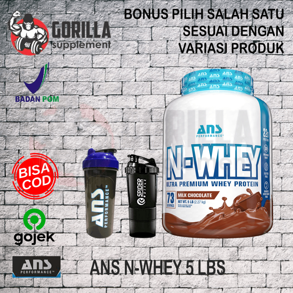 PROMO ANS Performance N-WHEY 5 Lbs - Whey Protein Blend Isolate hydrolyzed Concentrate NWHEY N WHEY