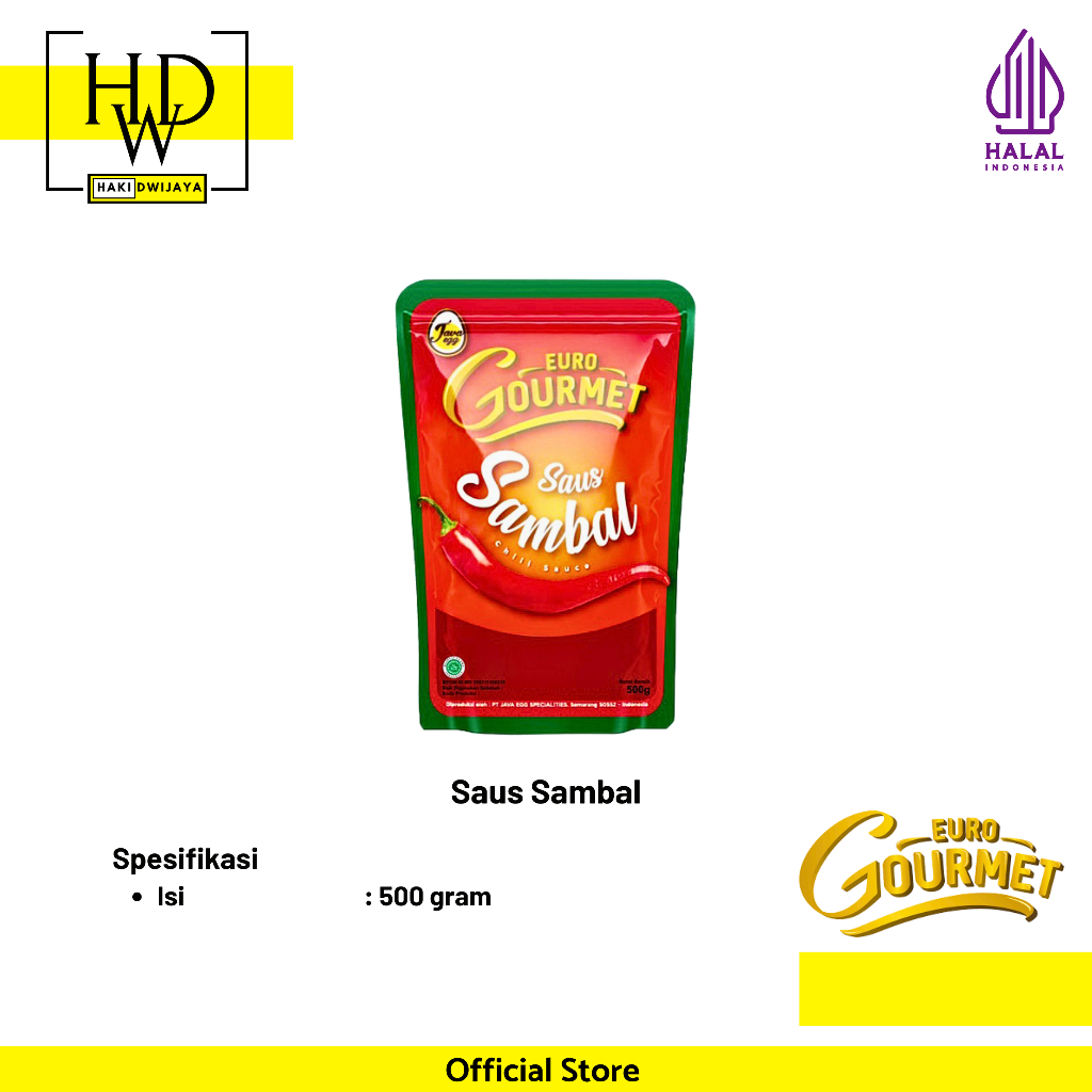 

[500gr] Saus Sambal Pedas Gourmet