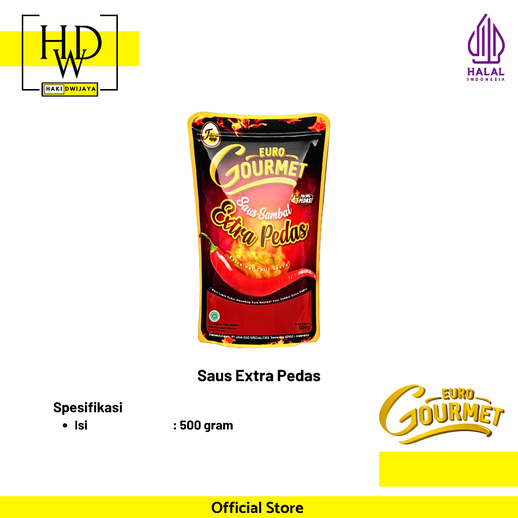 

[500gr] Saus Sambal Extra Pedas Gourmet